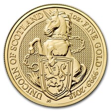 Gold British Queen’s Beast Coin