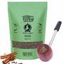 Tobacco &amp; Nicotine Free Herbal Smoking Blend + Wooden Steel Pipe