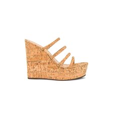 Schutz Cari Wedge in Natural | REVOLVE