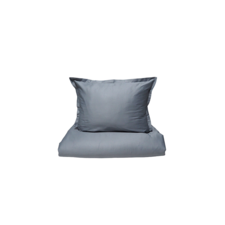 Silver Grey | Cotton Sateen | Double Bedding Set - pillowcase 20x27"