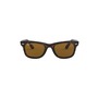 RAY-BAN 50mm Small Polarized Wayfarer Sunglasses, Main, color, DARK TORTOISE/ BROWN SOLID