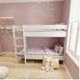Medium height bunk bed with...