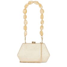 Serpui Blanca Clutch in Sand | REVOLVE
