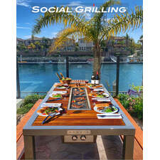 Korean Barbecue Grill Table