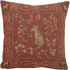 Medieval Fox French Tapestry Cushion Cover