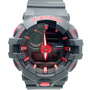 Casio G-Shock Analogue/Digital Black/Red Resin Watch