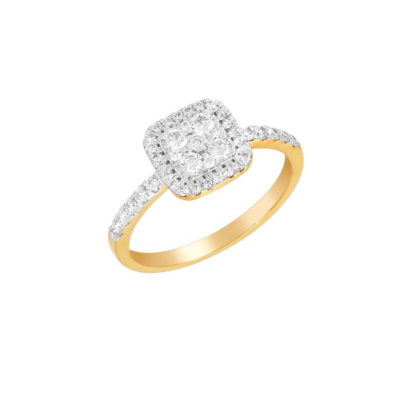 18K White and Yellow Gold a...