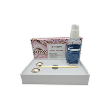 Zinc Alloy Sculptor Dual Ball Face Roller Massage Tool plus Rich Moist Soothing Serum (80ml)