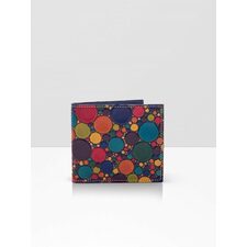 Bubbles Collection Leather Wallet