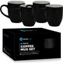 Brookline Ceramic Coffee Mug 16OZ - Tea Mug with Handle, Espresso Cups Pack of 4