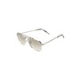 RAY-BAN New Caravan 58mm Gradient Square Sunglasses, Alternate, color, SILVER / CLEAR GRADIENT GREY