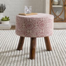 Bowdon 16'' Tall Solid Wood Accent Stool