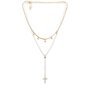 Ettika Lariat Layered Necklace in Ivory | REVOLVE