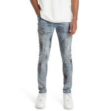 PURPLE BRAND Indigo X Ray Black Stretch Skinny Jeans, Main, color, INDIGO X RAY WITH BLACK FOIL