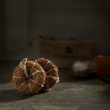 Exfoliating Body Scrubber | Vetiver Roots (Khas) | Handwoven Khas Loofah