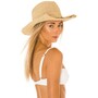 florabella Kendra Lux Hat in Natural &amp; Gold | REVOLVE