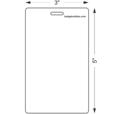 Order Vertical Blank Badge Buddies® from BadgeBuddies®.com