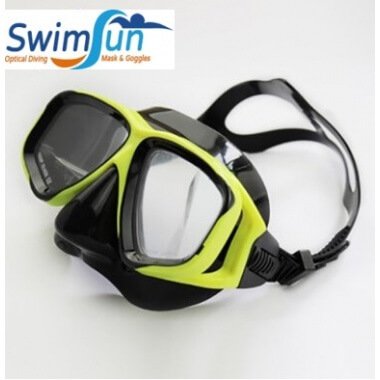 D2 Yellow Scuba Mask