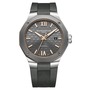 BAUME &amp; MERCIER Riviera 10660 Automatic Rubber Strap Watch, 42mm, Main, color, SLATE-GREY