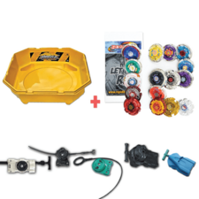 Exclusive Beyblade Battle Ready Starter Pack w/ Stadium, Beyblade Combo 12 Pack, 2 Random Launchers-The Beybladers-beyblade,bundle pack,freeship,holidaygiftguide,new,Rebuy,sale,Stadium,topselling
