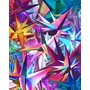 Rainbow Landscapes of Stellated Polyhedrons | Rare Digital Artwork | MakersPlace