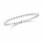 Round Diamond 3 Claw Diamond Tennis Bracelet