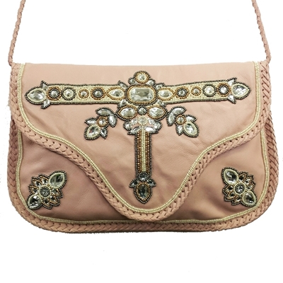 Blossom Bead Crystal Clutch | Leather Wallets, Best Crossbody Handbags