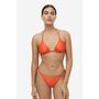 Padded Triangle Bikini Top - Orange - Ladies 