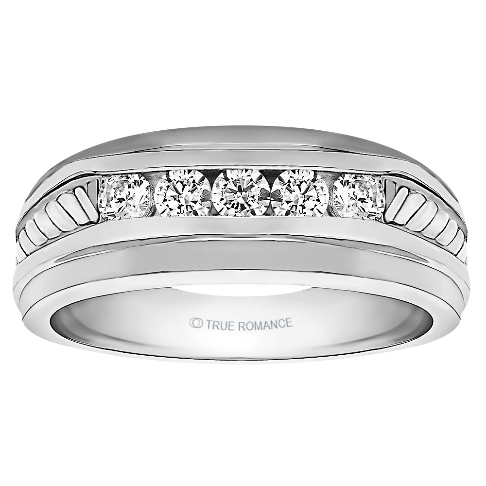 Platinum Classic Mens Ring