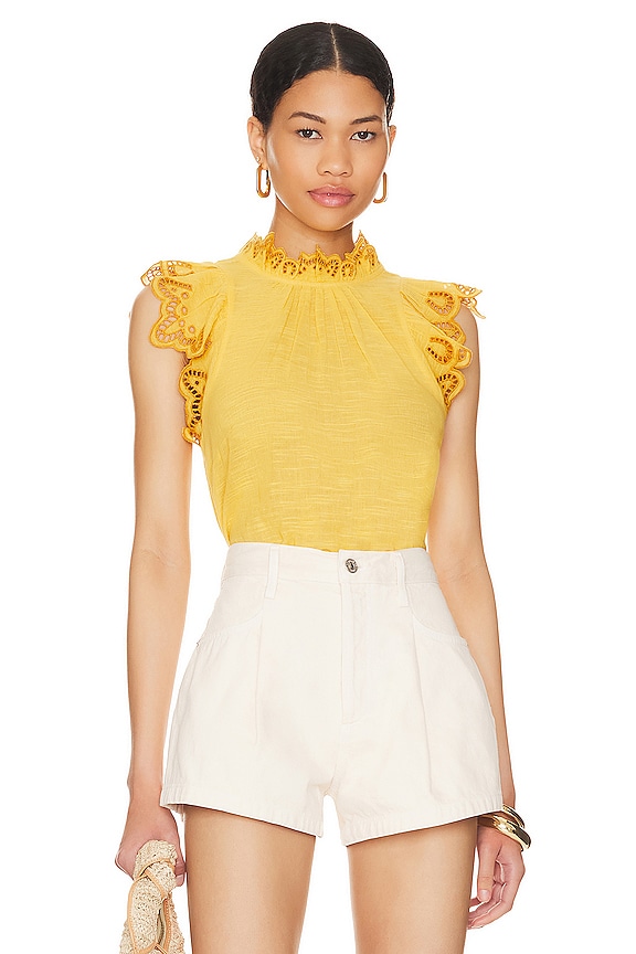 House of Harlow 1960 x REVOLVE Etienne Blouse in Yellow | REVOLVE