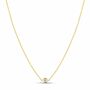 Roberto Coin 18Kt Gold 1 Diamond Station Necklace