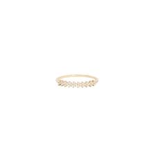 STONE AND STRAND Sunburst Ring in Yellow Gold &amp; Diamond | REVOLVE