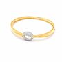 Diamond Two Tone Bangle