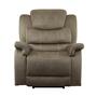 Homelegance Furniture Shola Power Reclining Chair in Chocolate image