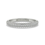 Round Pave Set Diamond Eternity Wedding Band