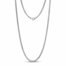 Unisex Necklaces - 3.5mm Stainless Steel Cuban Link Chain Necklace
