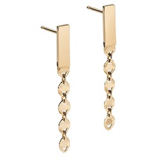 LANA Miami Bar Drop Earrings, Alternate, color, YELLOW