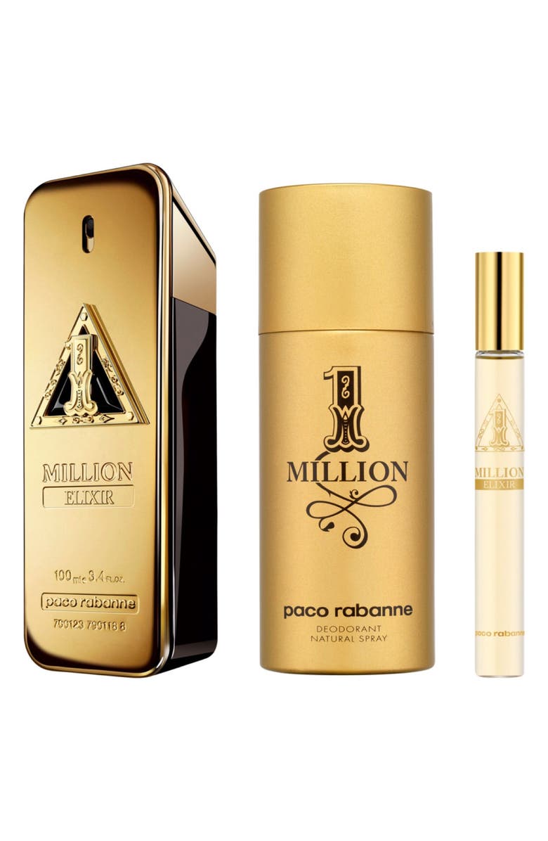 PACO RABANNE 1 Million Elixir Eau de Parfum Set (Limited Edition) USD $191 Value, Main, color, NO COLOR