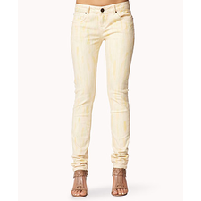 Life In Progress™ Abstract Stripe Skinny Jeans | FOREVER21 - 2049049323