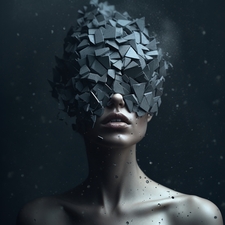 Shattered Diamonds | Rare Digital Artwork | Makersplace