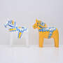 Dala Horse in Swedish Flag ...