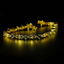 3.00ct Natural Alexandrite Diamond 18K Yellow Gold Bracelet - The Alexandrite