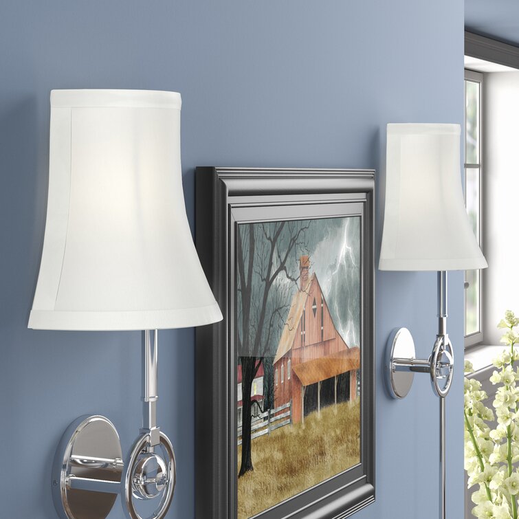 5'' H Silk/Shantung Bell Wall Sconce Shade ( Clip On )