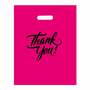 pink thank you bag with die...