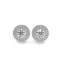 Halo Diamond Stud Earrings