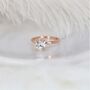 2ct Ready to Ship Dakota 9x7mm 14kt Rose Gold Forever One Moissanite Oval Solitaire Engagement Ring