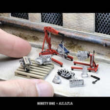 Thumbnail for Akara x NinetyOne 1:64 Engine Crane Set w/ K20 RB26 2JZ