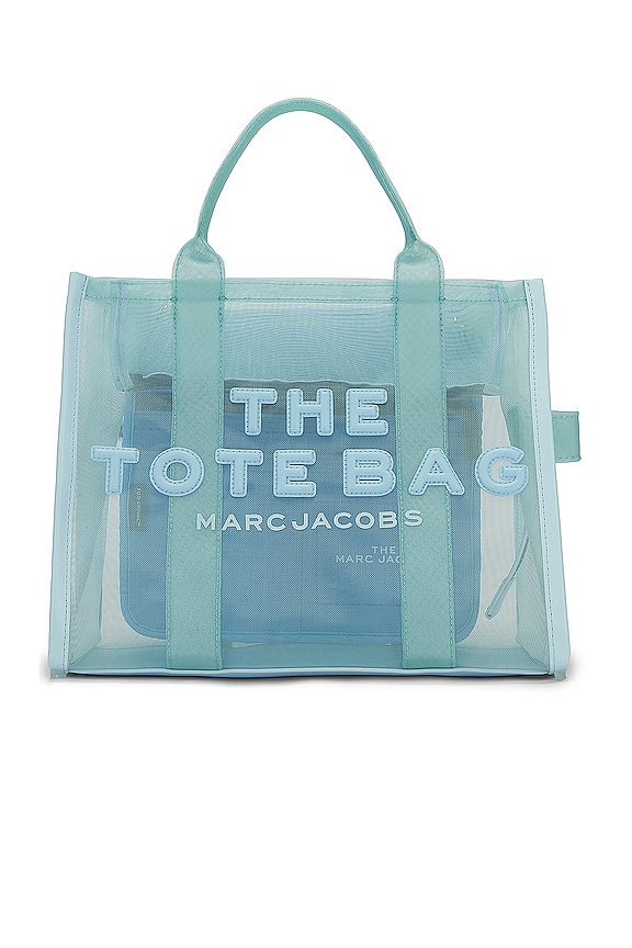 Marc Jacobs The Mesh Medium Tote Bag in Pale Blue | REVOLVE