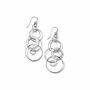 IPPOLITA Dangle Earrings With 7 Open Circle Drops in Sterling Silver