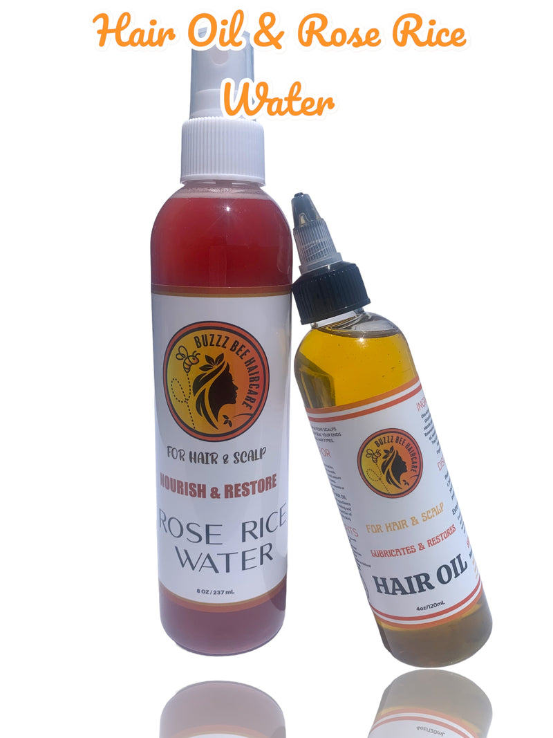 Buzzz Hair Oil &amp; Rose R...